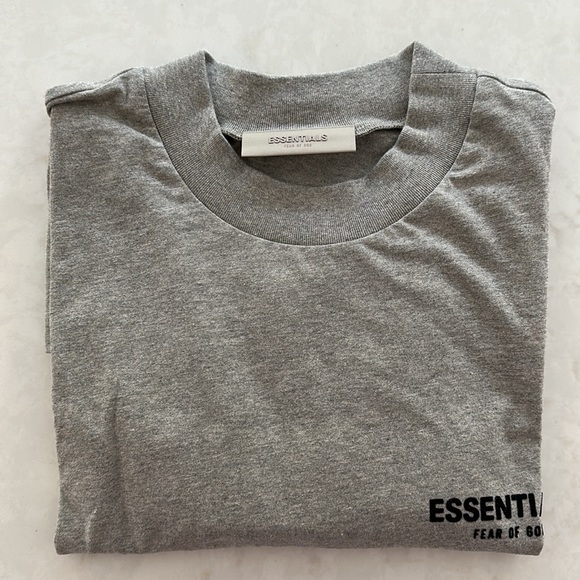 NEW Fear of God Essentials Tee Dark Oatmeal L - Picture 1 of 10
